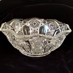 Vintage Pressed Glass Bowl